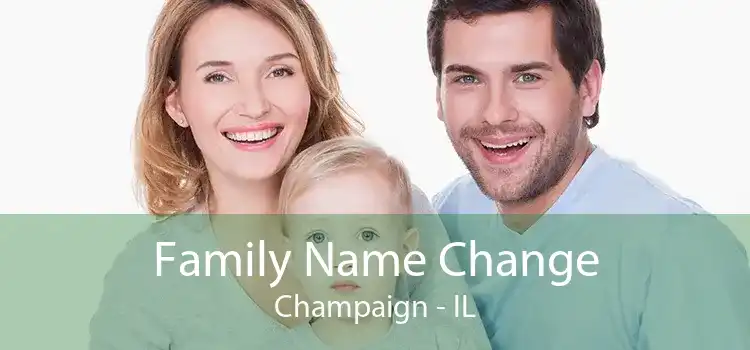 Family Name Change Champaign - IL