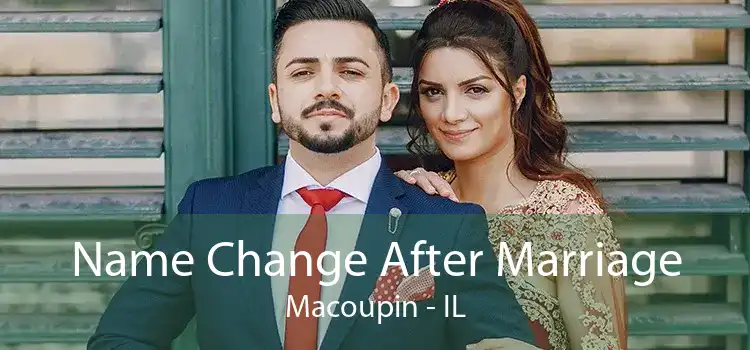 Name Change After Marriage Macoupin - IL